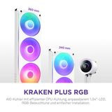 NZXT Kraken Plus 240 RGB RL-KR240-W2 Beyaz İşlemci Sıvı Soğutucu
