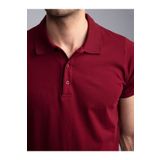 NZY Tekstil Bordo Polo Yaka Kısa Kol Çocuk Genç Okul Tişört