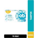O.B. Comfort Normal Tampon 16'lı - SilkTouch Yüzey, DynamicFit Teknolojisi, Hijyenik Ambalaj, Parfümsüz