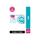 o.b. ProComfort Mini Tampon, 16'lı x 3 Paket