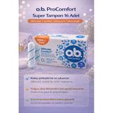 O.b. Procomfort Super Tampon 16Lı 1 Paket Ultimate Silktouch Teknolojili