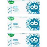 O.b. Procomfort Tampon Süper Plus 16'lı 3 Paket (toplam 48 Adet)