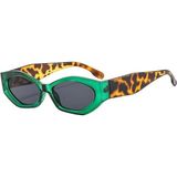 O Can Glasses Kadınlar ve Erkekler İçin Lüks Vintage Kedi Göz Güneş Gözlüğü - Yeşil