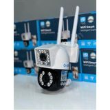 O-Kam 3011 Çift Kameralı Full Hd 4 Mp Gece Görüşlü Ip Wi-Fi Güvenlik Kamerası