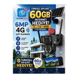 O-KAM 3815 4G 6mp Dual Lens Güneş Panelli Solar Sirenli Güvenlik Kamerası 1 Yıl (5GB*12Ay) İnternet