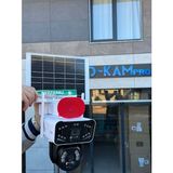 O-KAM-3915 4g 6mp Dual Lens Solar Ptz Camera Beyaz - Çok Renkli