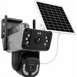 O-KAM-3915 Aov Solar Smart Güvenlik Kamerası 2 Lens Wi-Fi Ptz