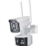 O-kam 3mp Wifi Ptz Camera 2 Kameralı Geniş Açı Sd Kart O-Kam Pro Kablosuz Wifi Güvenlik Kamerası Kamera - Beyaz