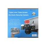 O-KAM 5012 9(3+3+3)Mp 3 Lens Wifi Kamera Köşeler Lens Siren + Çakar Led + 360 Kamera