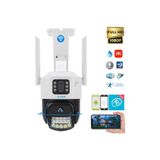 O-KAM 6015 6MP Dual Lens WİFİ PT Çift Kamera Adaptör Hediyeli