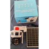 O-Kam 7050 Solar Wifi Güneş Panelli Kablosuz Çift Lens 10X Optik Zoom 9Mp Gece Görüşlü Güvenlik Kamerası