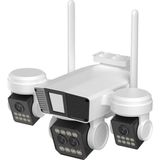 O-KAM-8080 Smart Güvenlik Kamerası 2 Lens Wi-Fi Ptz