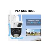 O-KAM Çift Kameralı 6MP PTZ Wifi Kamera Adaptör Hediyeli