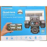 O-Kam OK-202 Plus Wifi 4 Lens Mikrofon + Hoparlör + Siren + Alarm Kamera - 1 Adet