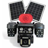 O-kam OK-337 Premium 12MP 4 Kameralı 4G Çift Solar Panel AOV Güvenlik Kamerası - Antrasit