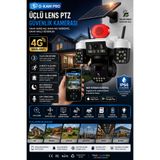 O-KAM PRO O-KAM OKAM 8090 Solar Pro 4g Simkartlı Güneş Enerjili 3 Lens Akıllı Güvenlik Kamerası