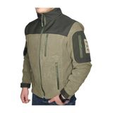 Ö ÖZMERT ASKERİ MALZEME Outdoor Polar Mont Softshell Su Geçirmez Omuz Kısım Haki