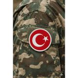 Ö ÖZMERT ASKERİ MALZEME Türk Bayrağı Nakışlı Arma