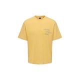 O Yaka Baskılı Turuncu Erkek T-Shirt ONSMANI LIFE RLX HIDEOUT SS TEE
