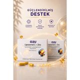 O2U C Vitamini Lipozomal + Çinko Bisglisinat Şelatlı | Bağışıklık & Antioksidan Desteği 60 Kapsül