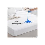 oabhome Alez Çift Kişilik Nonwoven Teknoloji Sıvı Su Geçirmez Yatak Koruyucu 160x200+30
