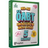 ÖABT Din Kültürü ve Ahlak Bilgisi 5'li Deneme Basılı Çözümlü