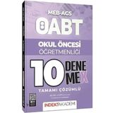 ÖABT MEB-AGS Okul Öncesi Öğretmenliği 10 DenemeX Çözümlü