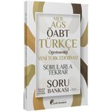 ÖABT MEB-AGS Türkçe Yeni Türk Edebiyatı Sorularla Tekrar Soru Bankası Çözümlü