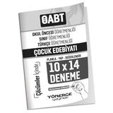 ÖABT Okul Öncesi, Türkçe Öğretmenliği Çocuk Edebiyatı 10x14 Deneme Çözümlü