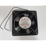 Oag 12x12 Kare Fan 220V Siyah Renkli Kasa Fanı 120 mm Çapında Yüksek Performans