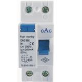 Oag 2X25A 300mA Monofaze Kaçak Akım Rölesi