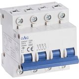 Oag 4X32 A 4 Kutuplu 3ka 32 Amper Otomatik Grup Sigorta