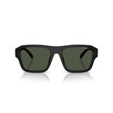 Oakley Erkek Ax4154su Evrensel Fit Kare Güneş Gözlüğü, Mat Siyah/Polarize Yeşil, 56 mm