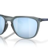 Oakley Erkek Güneş Gözlüğü Mavi Çelik Çerçeve, Prizm Safir Lensler, 54MM, Mat Kristal Siyah/Prizm Derin Su Polarize, 54 mm