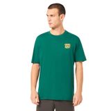 OAKLEY Erkek Kısa Kollu T-shirt, Bisiklet Yaka, Yeşil, S Beden