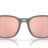 Oakley Erkek Oo9018 Ojector Kare Güneş Gözlüğü, Mat Kristal Siyah/Prizm Gül Altın Polarize, 55 mm