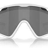 Oakley Erkek Oo9418 Rüzgar Ceketi 2.0 Shield Güneş Gözlüğü, Mat Beyaz/Prizm Siyah, 45 mm