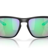 Oakley Erkek Oo9448 Sylas Dikdörtgen Güneş Gözlüğü, Mat Siyah Mürekkep/Prizm Golf, 57 mm