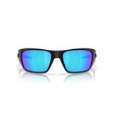 Oakley Erkek Oo9486 Masseter Dikdörtgen Güneş Gözlüğü, Parlak Siyah/Prizm Safir Polarize, 60 mm