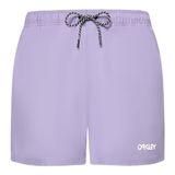 Oakley Erkek Plaj Voleybolu 40 cm Plaj Şortu, Mor, XL