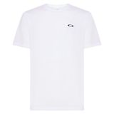 Oakley Finish Line Crew Tee T-Shirt, S, FOA405438, Beyaz, Erkek