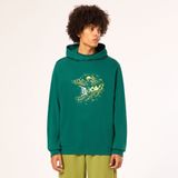 Oakley finish line unisex kapüşonlu sweatshirt Yeşil