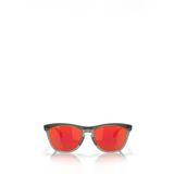 Oakley Frogskins Range OO9284 Yuvarlak Gri Erkek Güneş Gözlüğü