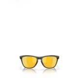 Oakley Frogskins Range OO9284 Yuvarlak Haki Polarize Erkek Güneş Gözlüğü
