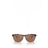 Oakley Frogskins Range OO9284 Yuvarlak Kahve Polarize Erkek Güneş Gözlüğü