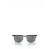 Oakley Frogskins Range OO9284 Yuvarlak Mavi - Siyah Erkek Güneş Gözlüğü