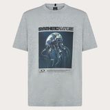 Oakley Futurescape Jellyfish Erkek Kısa Kollu T-Shirt - Gri Melanj