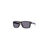 Oakley Holbrook Unisex Güneş Gözlüğü, Kare Lens, Mat Siyah Çerçeve, Prizm Grey Lens