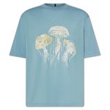 Oakley Jellyfish Tee Erkek Mavi Tişört