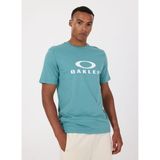 Oakley O Bark 2.0 Açık Mavi Bisiklet Yaka Normal Baskılı Erkek T-Shirt